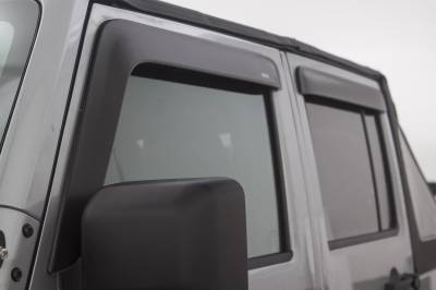 Auto Ventshade AVS - Auto VentShade 56034060 Ventvisor/Bug Shield Combo for 07-18 Jeep Wrangler JK
