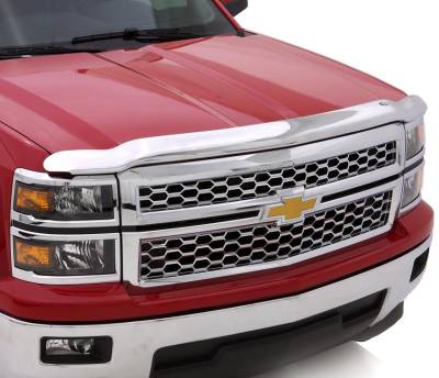 Auto Ventshade AVS - Auto VentShade 680570 Chrome Hood Shield for 2016-19 Silverado 1500 & LD