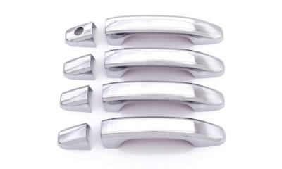 Auto Ventshade AVS - Auto VentShade 685413 Door Handle Covers 4DR Chrome for 14-18 Silverado/Sierra