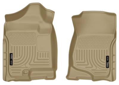 Husky Liners - Husky Liner Weatherbeater Front Floor Liners Tan Silverado/Sierra 18203