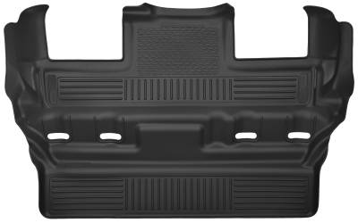 Husky Liners - Husky Liner X-act Contour 3rd Row Floor Liners Black Tahoe/Yukon 53191