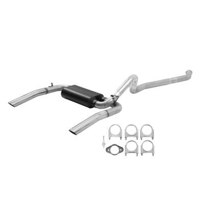 Flowmaster - Flowmaster 17233 American Thunder Cat-Back Exhaust System Aluminized