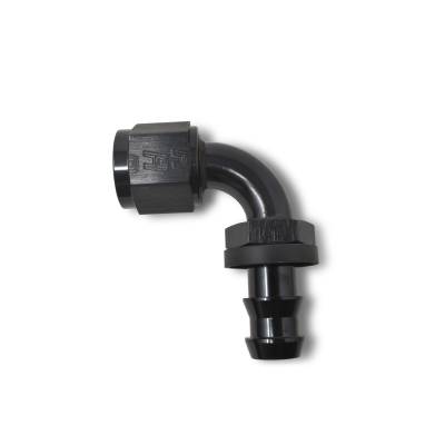 Russell - Russell 624153 Twist-Lok Hose End 90-DEG End Black -04AN