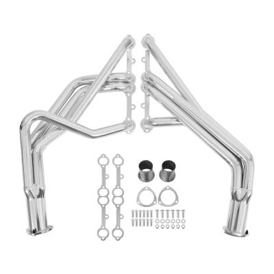 FlowTech - Flowtech 31112FLT Ceramic Header 55-57 BEL AIR