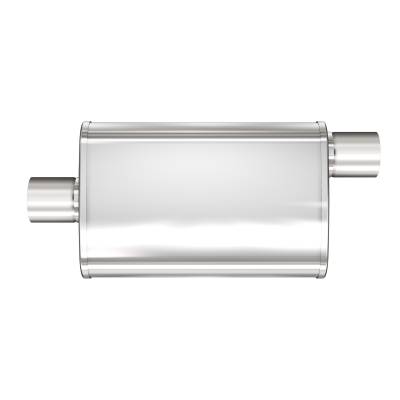 MagnaFlow Exhaust Products - MagnaFlow 13256 Multi-Chamber Muffler 2.5" Offset/Center 4x18x9 Body