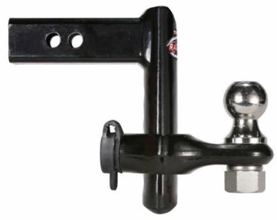 Trimax - Trimax TRZ8PB 8" Deluxe Powder Coat Black Drop Hitch