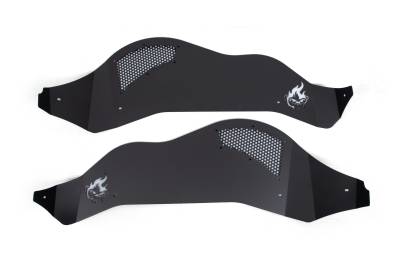 JKS - JKS CWLJK33001 Rear Inner Fender Black Powdercoat for 07-18 Jeep Wrangler JK