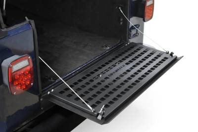 JKS - JKS CWLTJ39001 Drop Down Tailgate w/Molle Rack for 87-06 Jeep Wrangler YJ/TJ