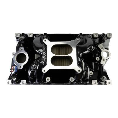 Edelbrock - Edelbrock 7516-BP Edelbrock RPM Air-Gap Manifold Black Plasma Finish