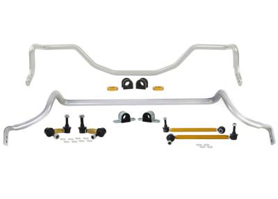 Whiteline - Whiteline BMK008 Front/Rear Stabilizer Bar Kit for 09-15 Mitsubishi Lancer