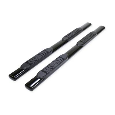TrailFX - TrailFX A7003B TFX 5" Oval Straight Side Bars Black Steel Frame Mount