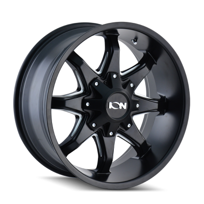 Ion Alloy - Ion Alloy 181-8978B18 181 Series 18x9 8x180 18mm Satin Black