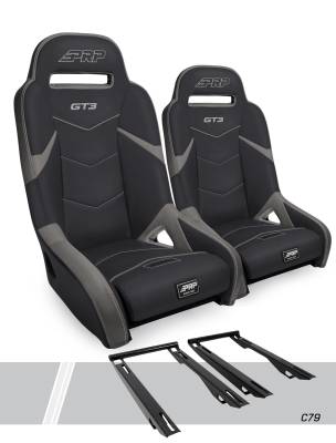 PRP - PRP A7301-PORXP-C79-203 Suspension Seats Kit for Polaris RZR PRO XP/R Turbo R