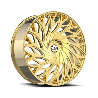 Azara - Azara Wheel AZA-525 20x8.5 5x112/4.5 35mm Gold AZA-52520853635NG