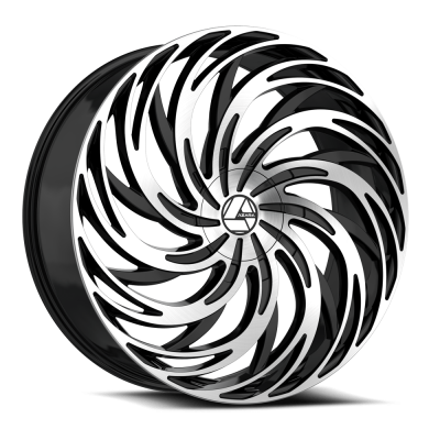 Azara - Azara Wheel AZA-531 18x8 5x112/4.5 35mm Gloss Black & Machined AZA-5311883635BM