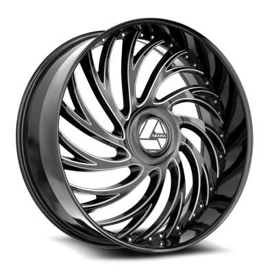 Azara - Azara Wheel AZX-1011883835GBM AZX-101 18x8 5x4.5 5x120 35mm Black/Machined