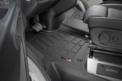 Rough Country Suspension Systems - Rough Country Front Floor Liners Black for 19-25 M-B Sprinter SM91901