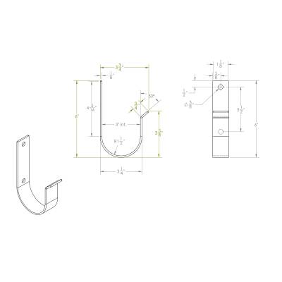 Black Horse Off Road - Black Horse Off Road RCH633 Base K2 Cord Hook