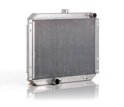 Be Cool - Be Cool 62263 Downflow Radiator Factory-Fit Natural for 67-70 Ford Mustang