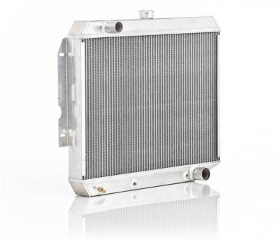 Be Cool - Be Cool 61289 Downflow Radiator Factory-Fit Polished for 72-76 Dodge A-Body Dart