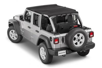 MasterTop - MasterTop 14850624 Bimini Hard Top Windstopper/Tnneau for 18-23 Wrangler JLU 4DR