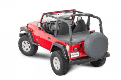 MasterTop - MasterTop 14504235 Tonneau Cover Black Diamond for 97-02 Jeep Wrangler TJ