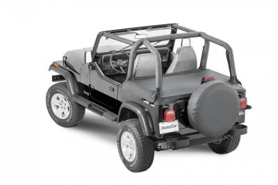 MasterTop - MasterTop 14503135 Tonneau Cover Black Diamond for 92-95 Jeep Wrangler YJ