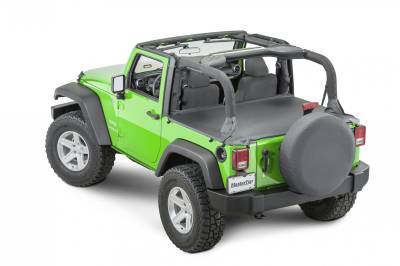 MasterTop - MasterTop 14500335 Tonneau Cover Black Diamond for 07-18 Jeep Wrangler JK 2DR