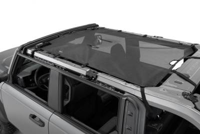 MasterTop - MasterTop 84201101 Freedom Mesh Bimini Top Plus for 20+ Ford Bronco 4DR Black