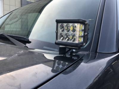 Cali Raised LED - Cali Raised LED CR2863 Ditch Light Bracket Kit 18W No Switch for 05-15 Tacoma
