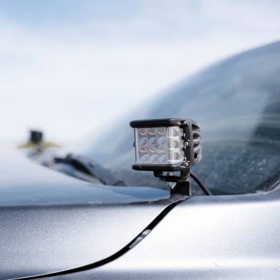Cali Raised LED - Cali Raised LED CR2894 Low Profile Ditch Light Bracket Kit for 16+ Toyota Tacoma