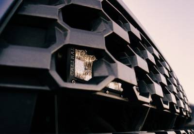 Cali Raised LED - Cali Raised LED CR2570 32" Grille Light Bar Kit Blue Small for 16-21 Tacoma