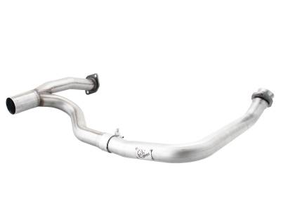 aFe Power - aFe Power 48-06207 Twisted Steel Street Series Alum Exhaust Y-Pipe Jeep 3.6