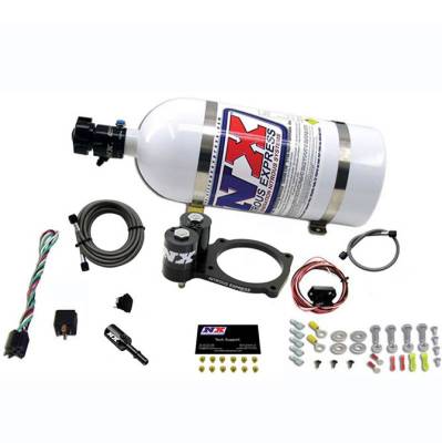 Nitrous Express - Nitrous Express 20943-10 Nitrous Plate System w/10lb Bottle for Dodge Hellcat