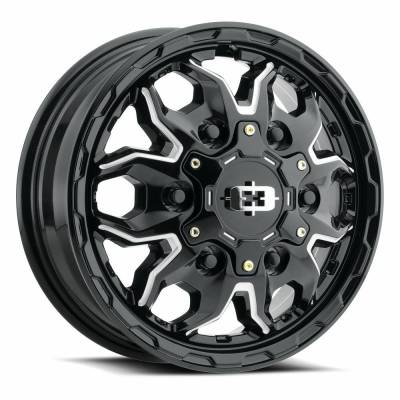 Vision Wheel - Vision Wheel 410 Korupt 16x6.5 5x130 45mm Gloss Black/Milled 410-6632GBMS45
