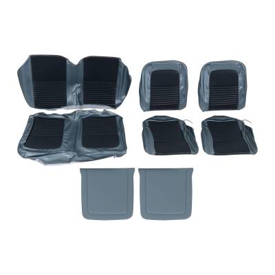 Scott Drake - Scott Drake SS-67CP-FULL-BL Seat for 67 Ford Mustang 200/289/390/428