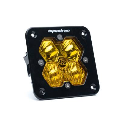 Baja Designs - Baja Designs 55-1013-2 Squadron 2.0 Sport Black Flush Mount Auxiliary Light Pod