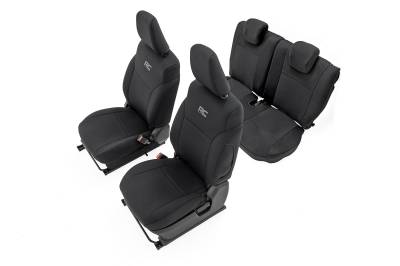 Rough Country Suspension Systems - Rough Country 1073 Front/Rear Seat Covers for 18-25 Suzuki Jimny 4DR
