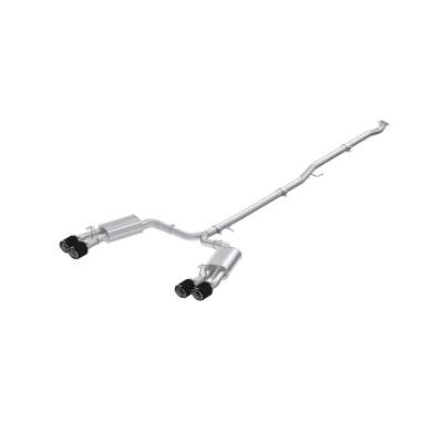 MBRP Exhaust - MBRP Exhaust S47153CF 2.5" Cat-Back Dual Split Rear CF for 21-23 Sonata N-Line
