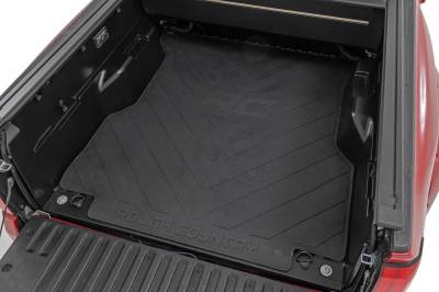 Rough Country Suspension Systems - Rough Country RCM692 Rubber Truck Bed Mat Black for 24-26 Toyota Tacoma 5'