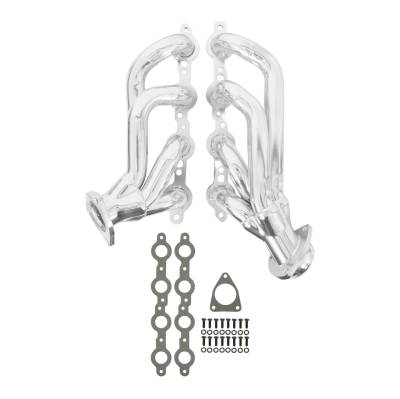 FlowTech - Flowtech 91836-1FLT Shorty Smog Headers for Chevy/GMC 4.8-5.3
