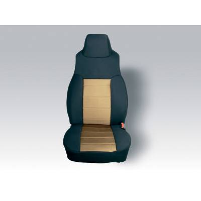 Rugged Ridge - Rugged Ridge 13242.04 Fabric Front Seat Covers for Jeep CJ & Wrangler