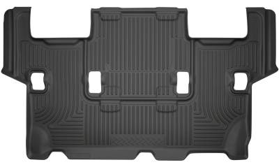 Husky Liners - Husky Liners 14371 Weatherbeater 3rd Row Floor Liners Black for Ford Expedition