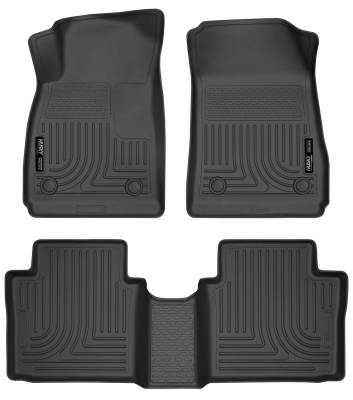 Husky Liners - Husky Liner 99101 Weatherbeater Front/Rear Floor Liners Black for Chevy Impala