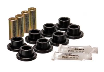 Energy Suspension - Energy Suspension 16.3111G Control Arm Bushing Set Rear Polyurethane Black