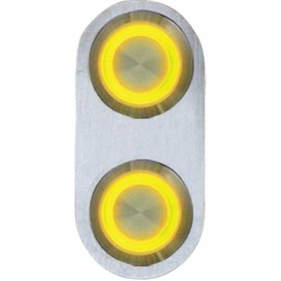 Autoloc - Autoloc AUTBBA26 Daytona Billet Switch Yellow LED Illumination Single Switch