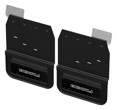 Gatorback - Gatorback Removable 21"x11" Rear Dually Black Mud Flaps Sierra 3500 GCN205R-DW