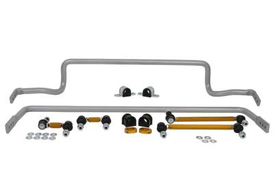 Whiteline - Whiteline BMK007 Front/Rear Suspension Stabilizer Bar Kit for Mitsubishi
