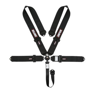 Simpson Safety - Simpson Safety 29110BKR1X Cam Lock 5-Point Safety Harness Black