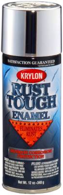 Krylon - Krylon RTA9232 Rust Tough Rust Preventive Enamels Silver Metallic 12oz